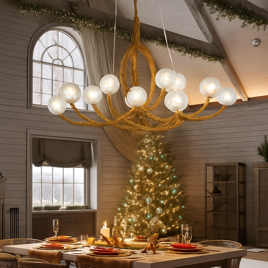 Chandelier hanging in modern style resin retro lamp tree branch - view 4