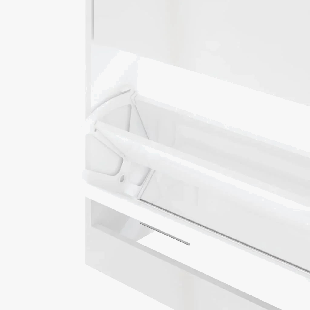 Modern design shoe cabinet in shiny engineering wood - view 6