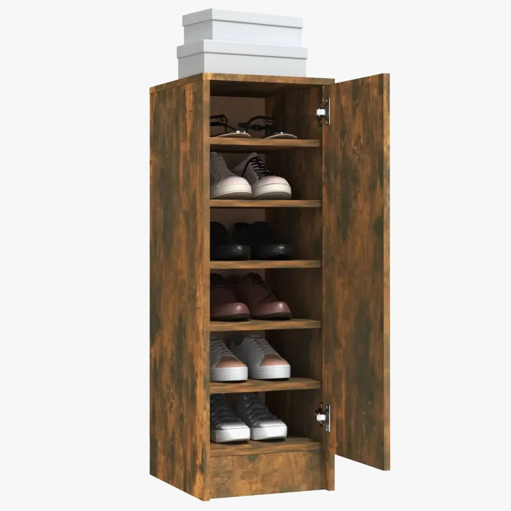 Modern design wood design smoky oak shoe furniture - view 3