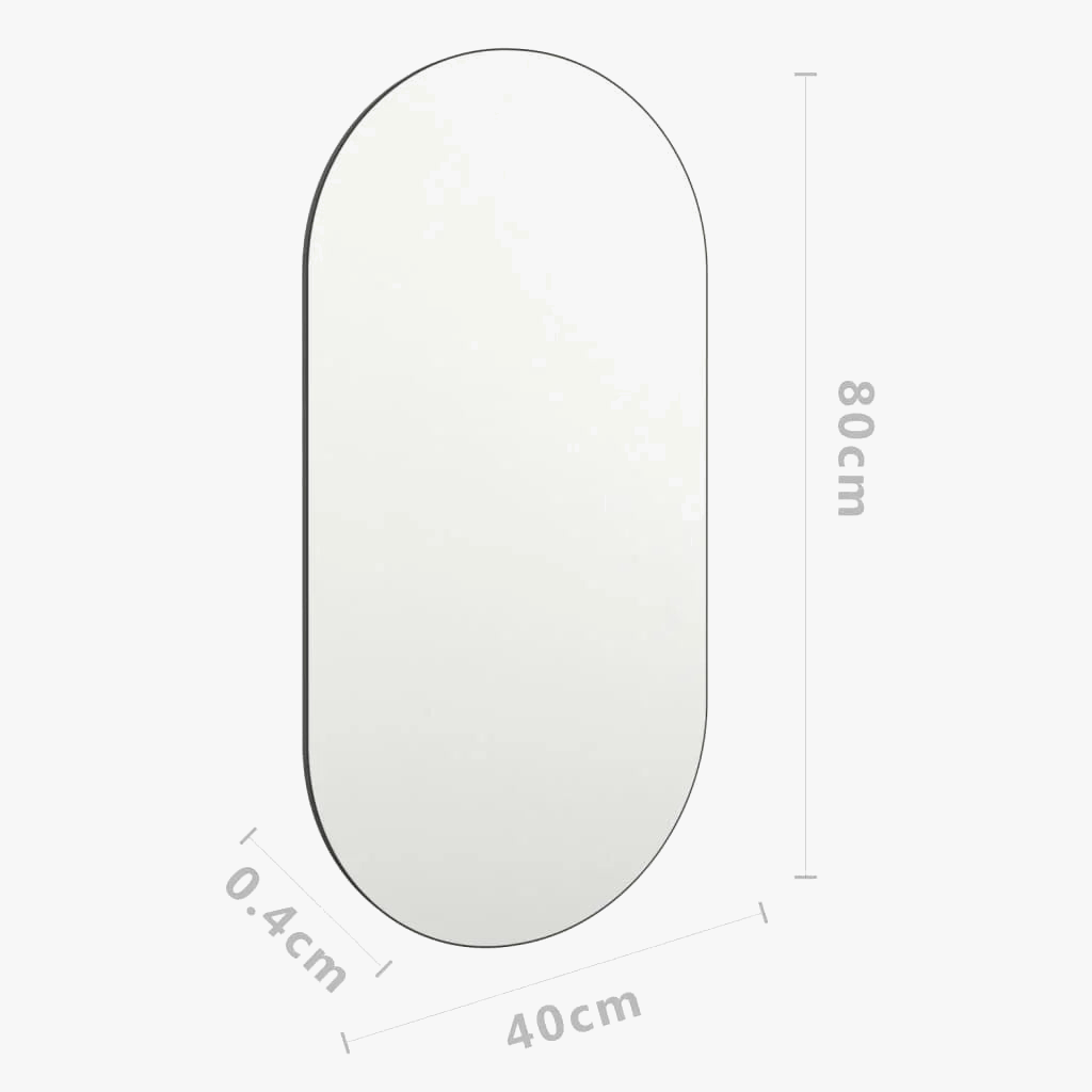 Decorative mirror with wall sticker for interior - view 6