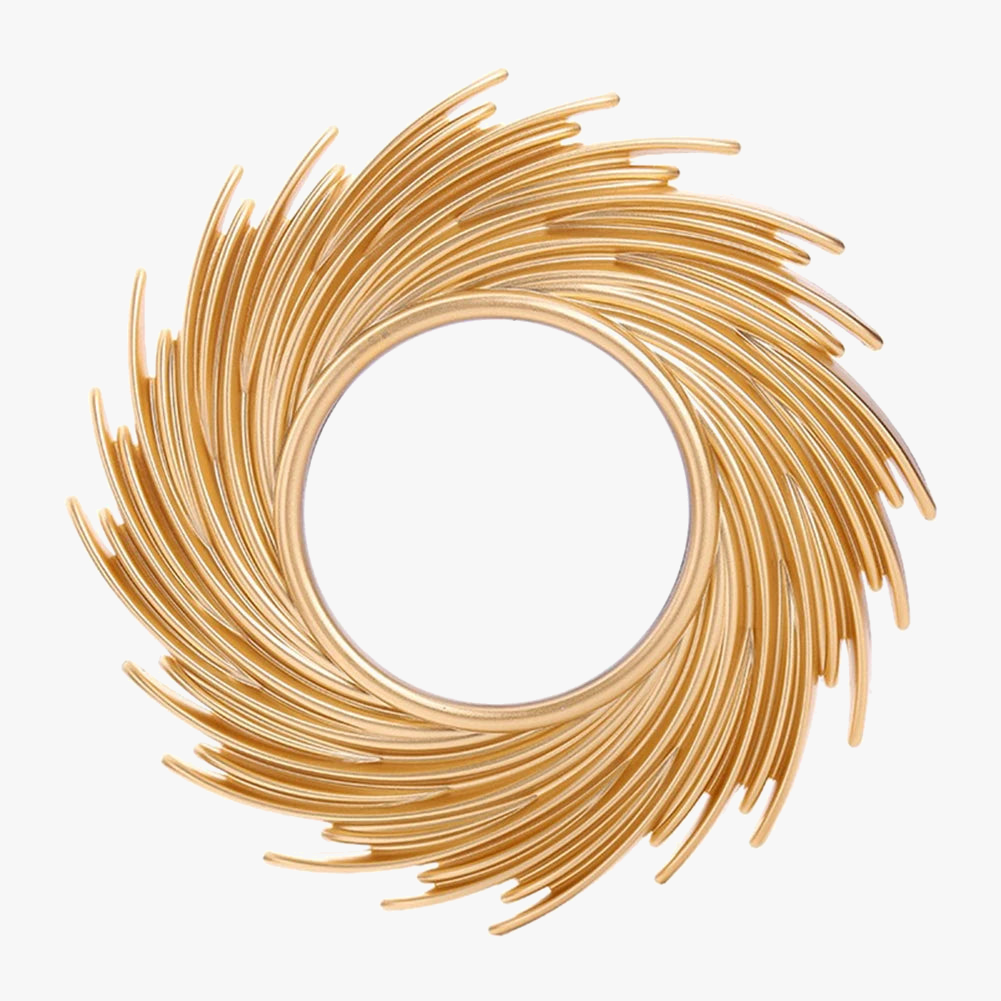 Rattan decorative mirror for a Nordic touch - view 3