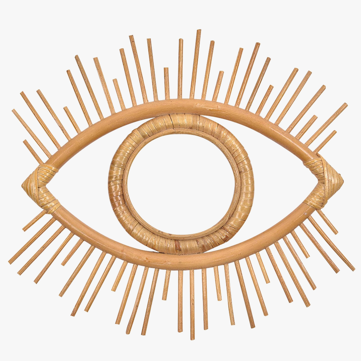 Rattan decorative mirror for a Nordic touch - view 5