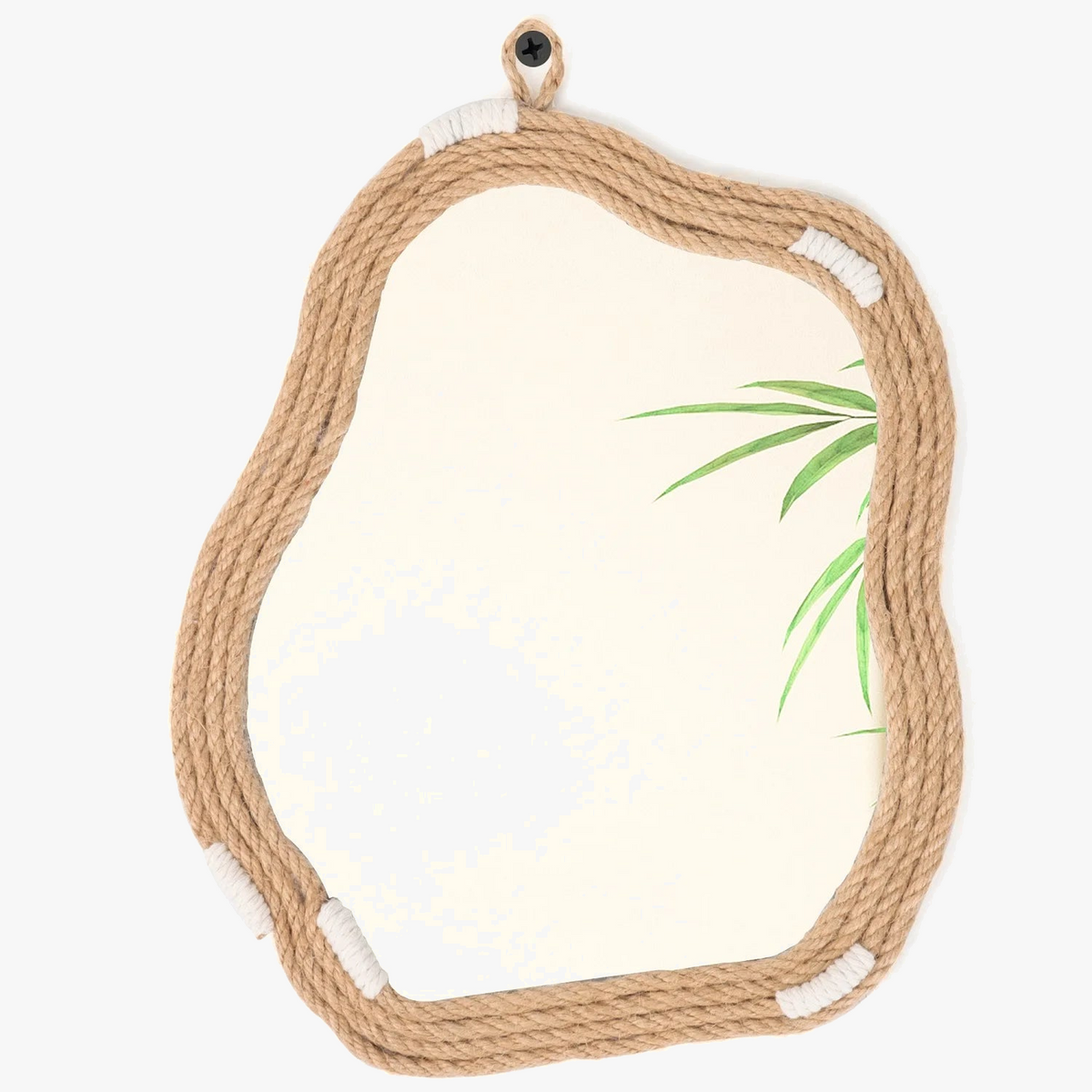 Decorative mirror Nordic woven with creative and original wall hand