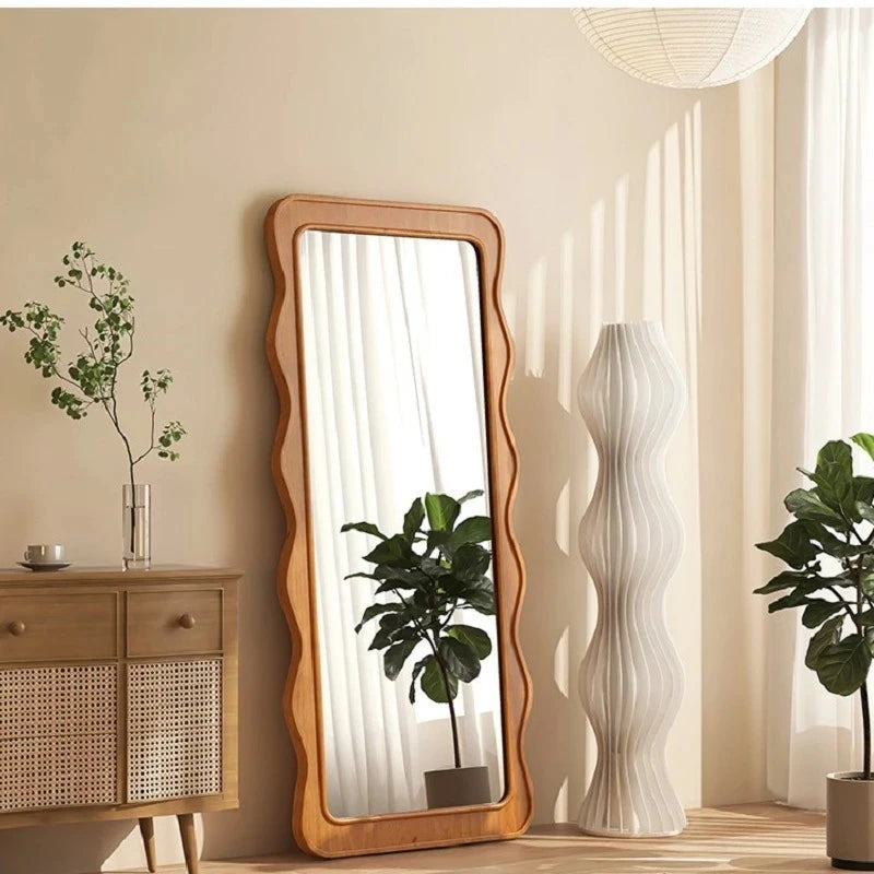 Luxury wooden courtesy mirror for interior decoration - view 4