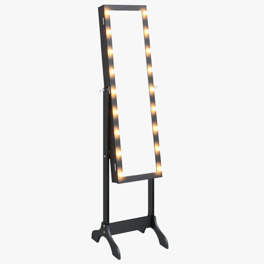 Bright floor mirror for modern interior decoration