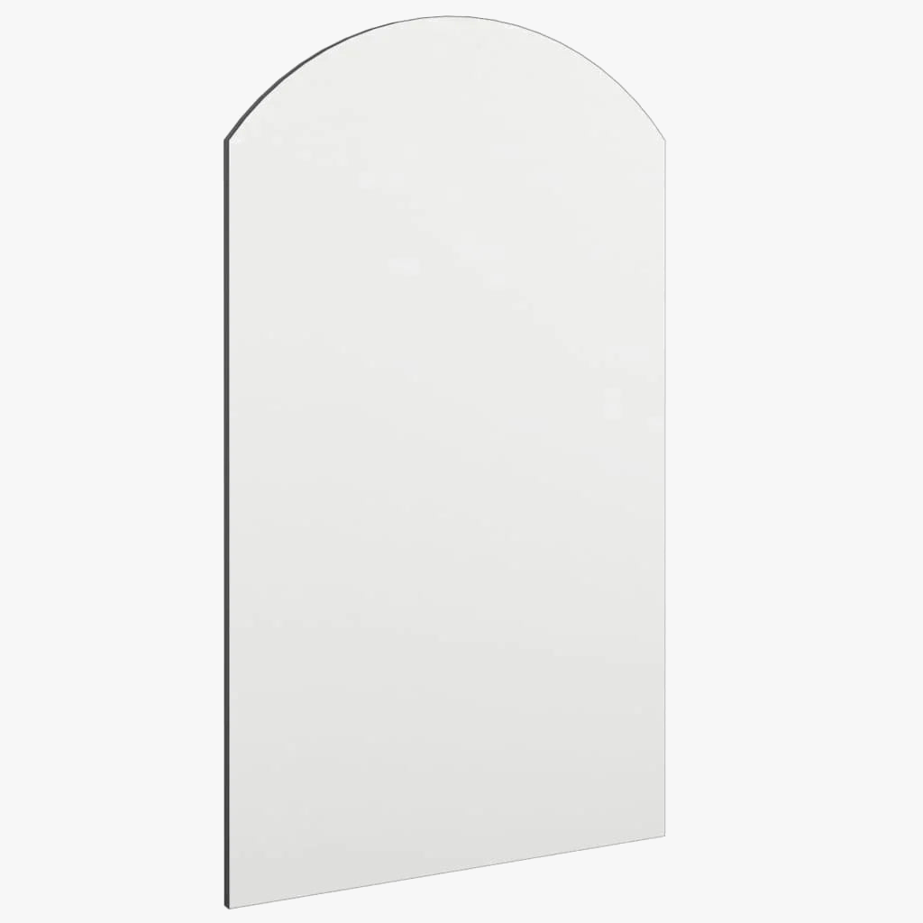 Glass arch mirror with decorative wall led lighting - view 3