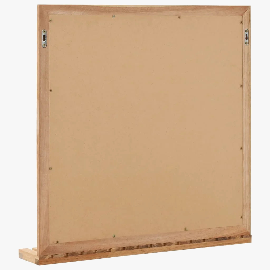 Solid walnut wooden mirror for interior decoration - view 4