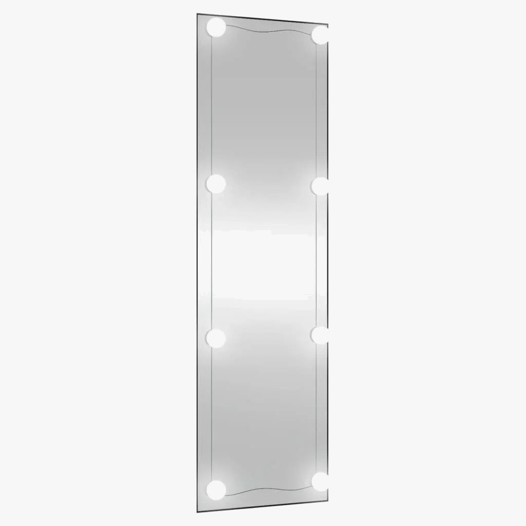 Wall mirror with led lighting for interior decoration