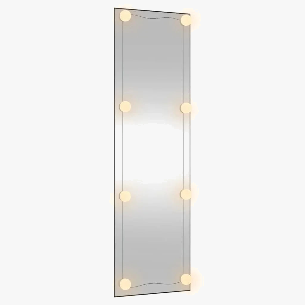Wall mirror with led lighting for interior decoration - view 3