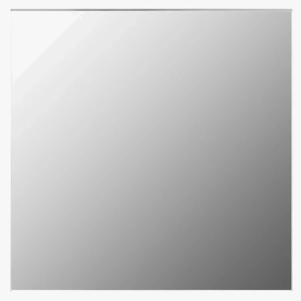 Square wall mirror with led lights for interior decoration - view 3