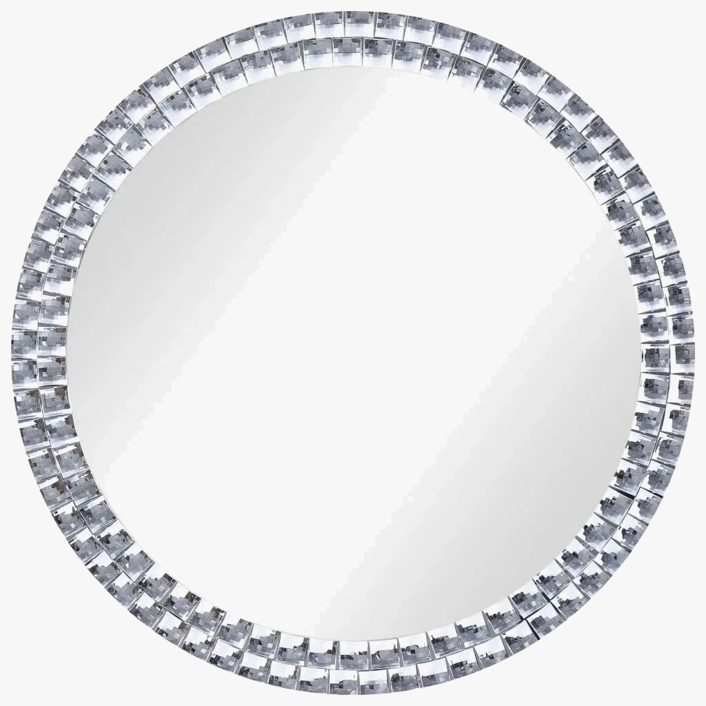 Tempered glass wall mirror for elegant interior decoration