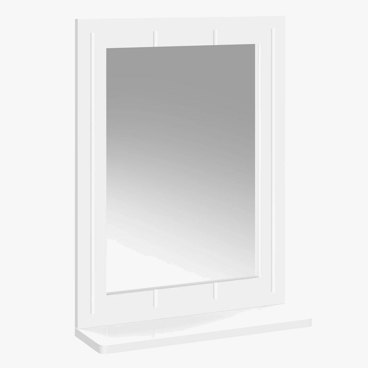 Modern wall mirror with shelf for elegant interior - view 5