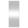 Rectangular wall mirror in decorative sticker glass for interior