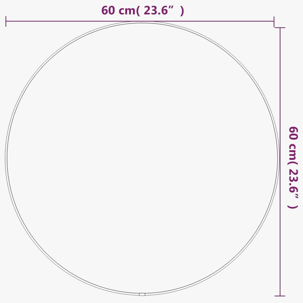 Decorative round wall mirror for your interior - view 5