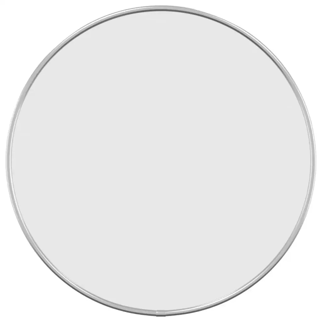 Round wall mirror for interior decoration with decorative sticker