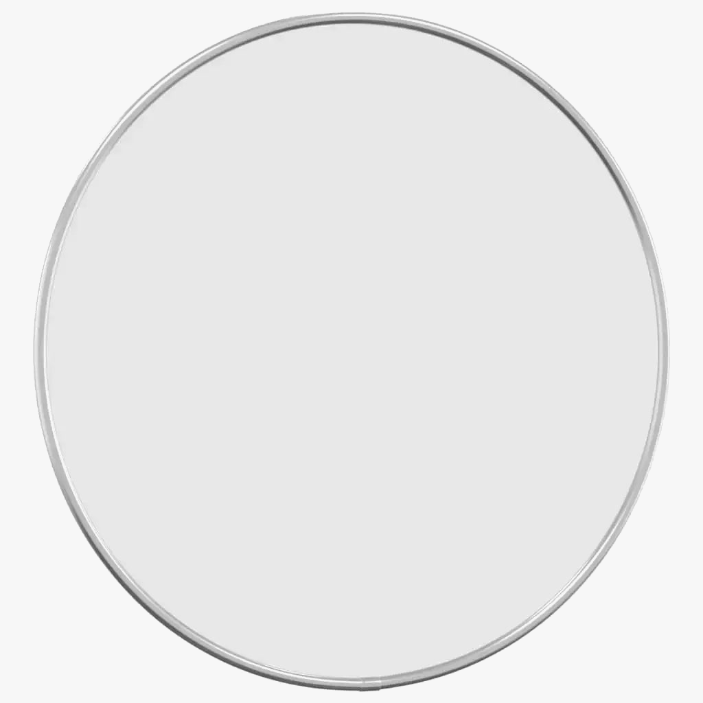 Round wall mirror for interior decoration with decorative sticker - view 3