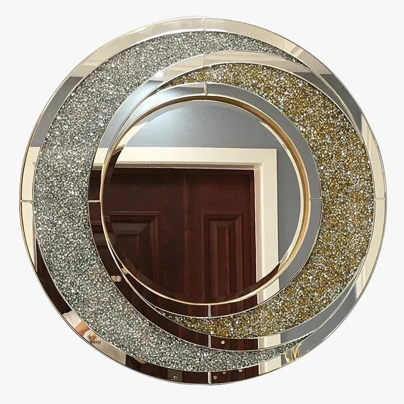 Decorative round decorative mirrors creative Nordic luxury art for home decoration