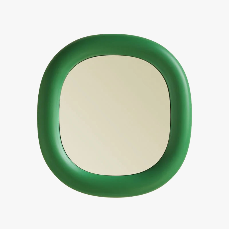 Cute round decorative mirrors for hand hanging makeup