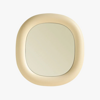 Decorative mirrors on the stand for office and makeup