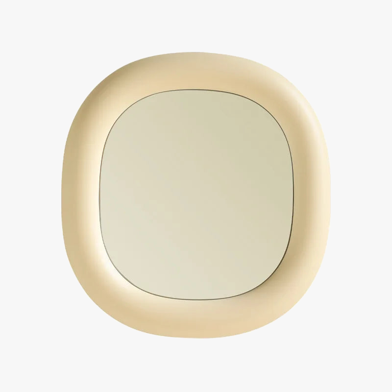 Decorative mirrors on the stand for office and makeup