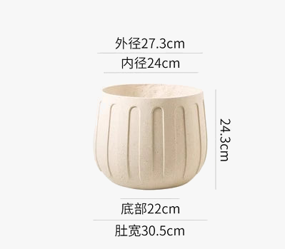 Silicone mould for large size concrete gardening flower pot - view 7
