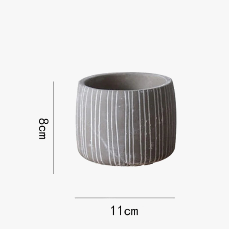 Silicone mould for striped flower pots - view 6