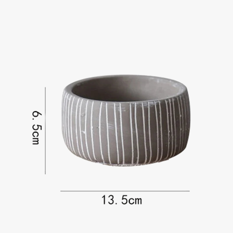 Silicone mould for striped flower pots - view 8