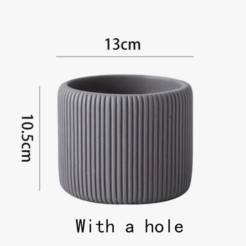 Scratch concrete and silicone flower pot mould - view 7