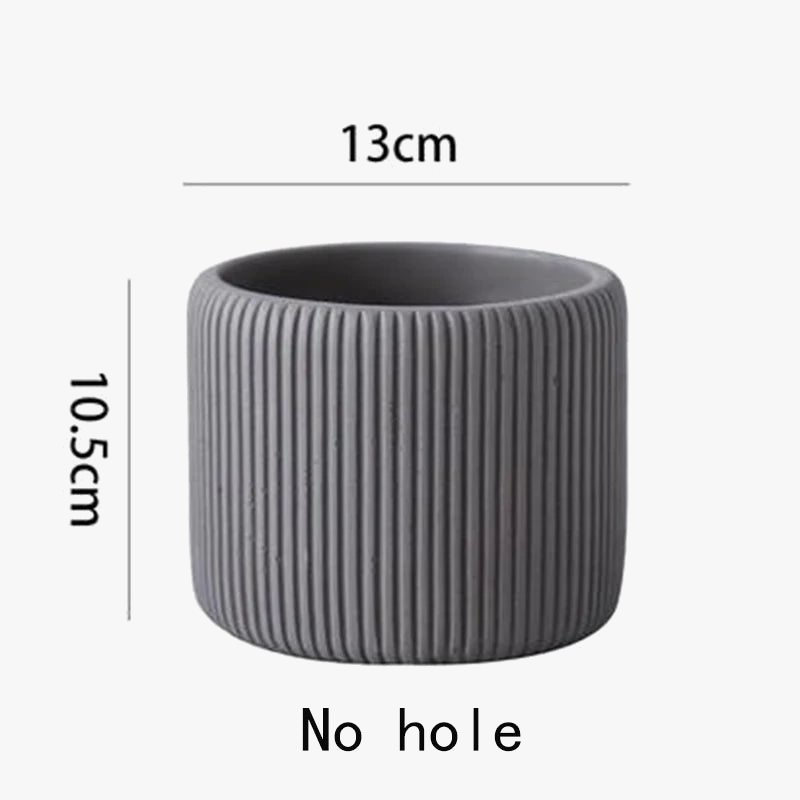 Scratch concrete and silicone flower pot mould - view 8