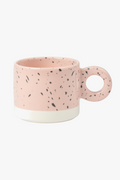 Ceramic mug ink pattern splashed design 280ml