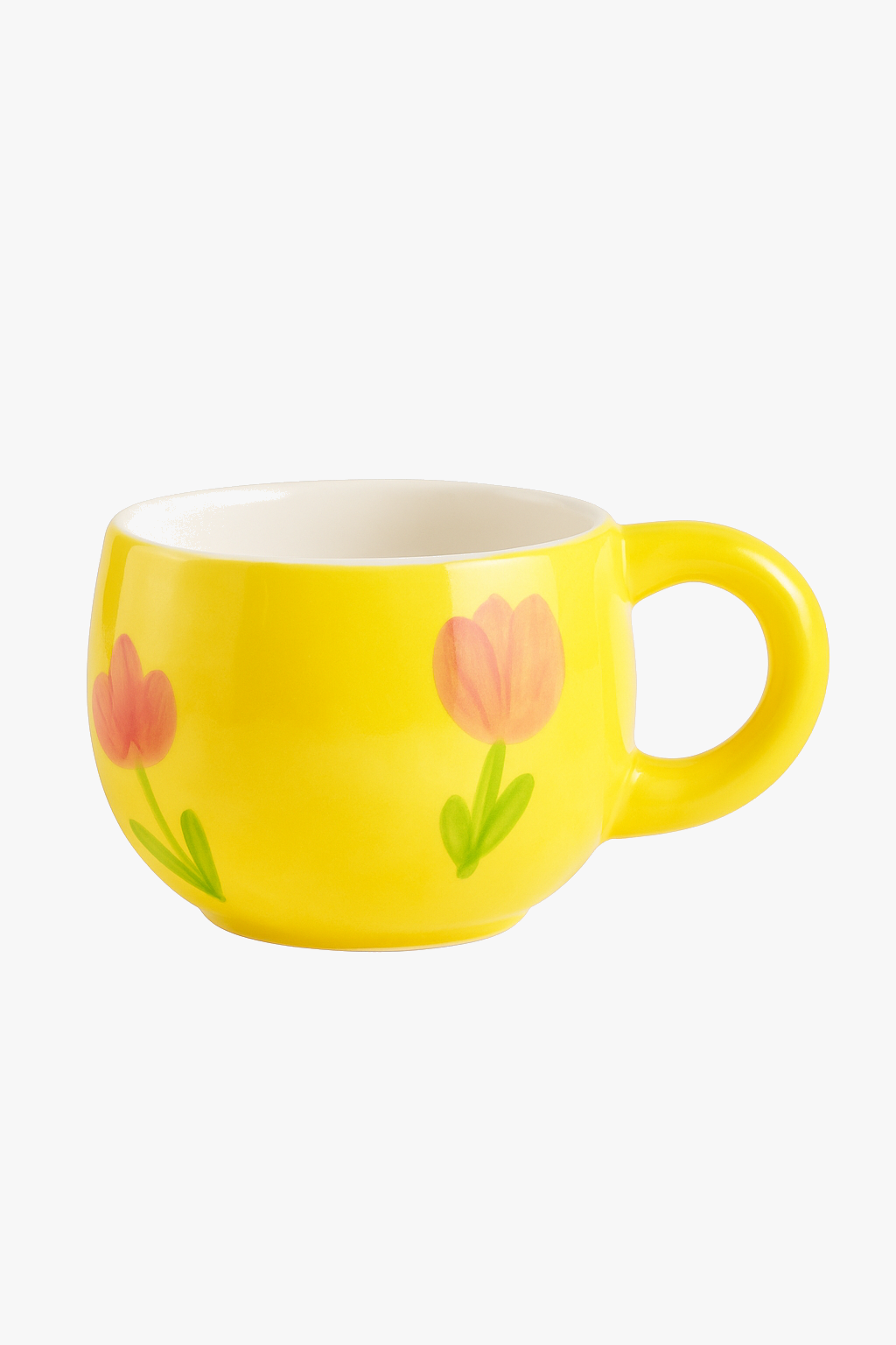 Chic Korean-Style Ceramic Mug with Irregular Pattern