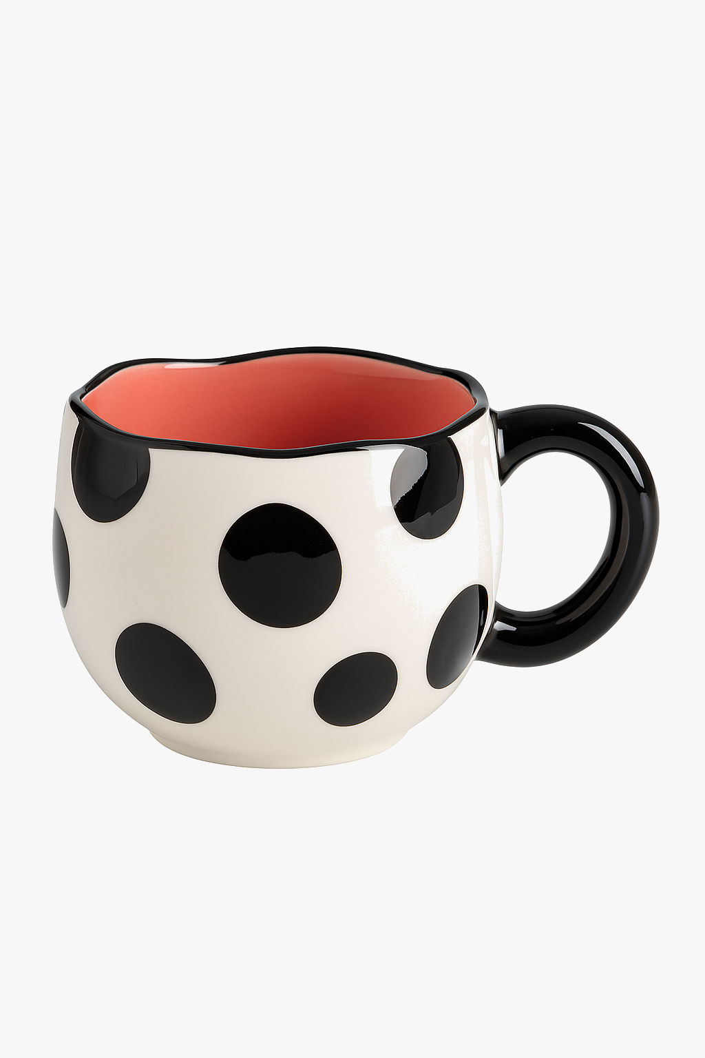 300 ml Korean-Style Ceramic Mug with Irregular Pattern
