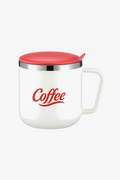 Mug coffee stainless steel 400ml waterproof with lid