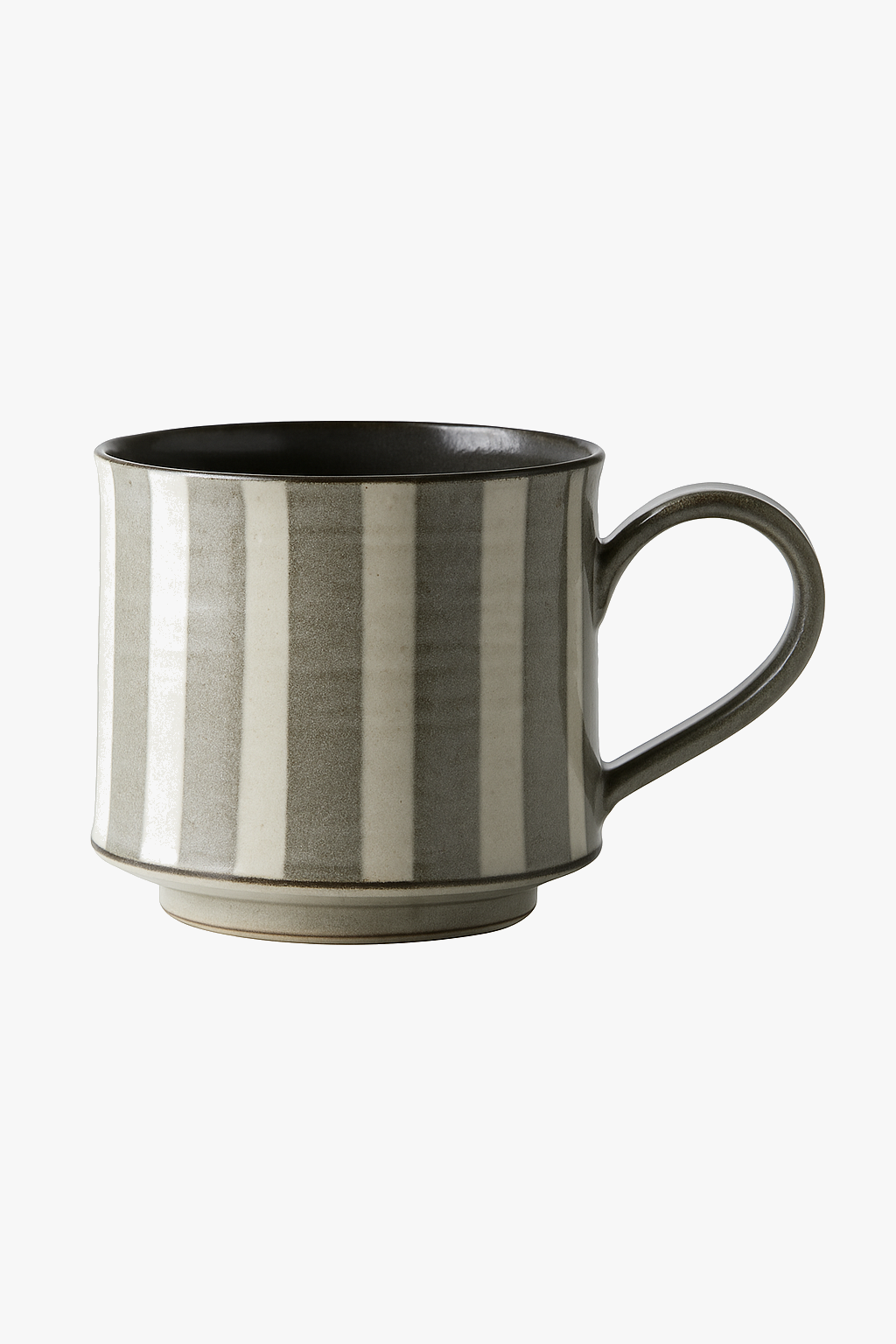 Mug coffee ceramic ergonomic rustic style vintage artisanal