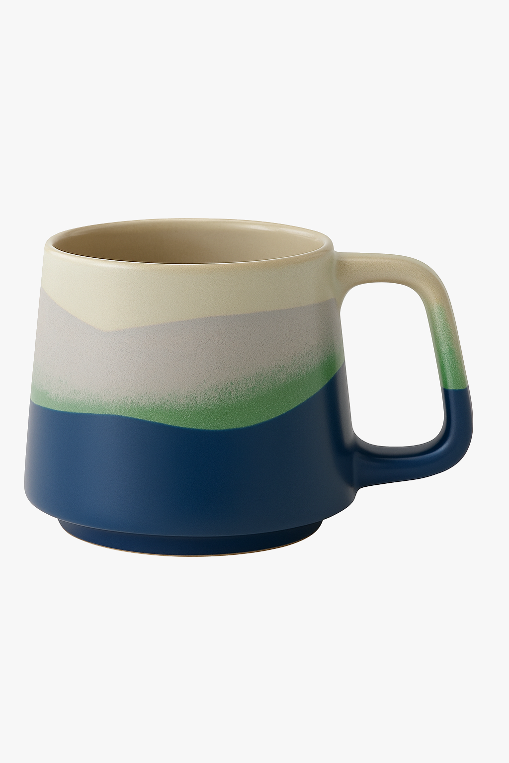 Mug ceramic porcelain handmade design elegant 30cl