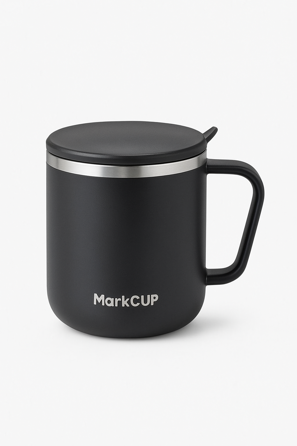 Stainless steel coffee mug 304 400ml with waterproof lid