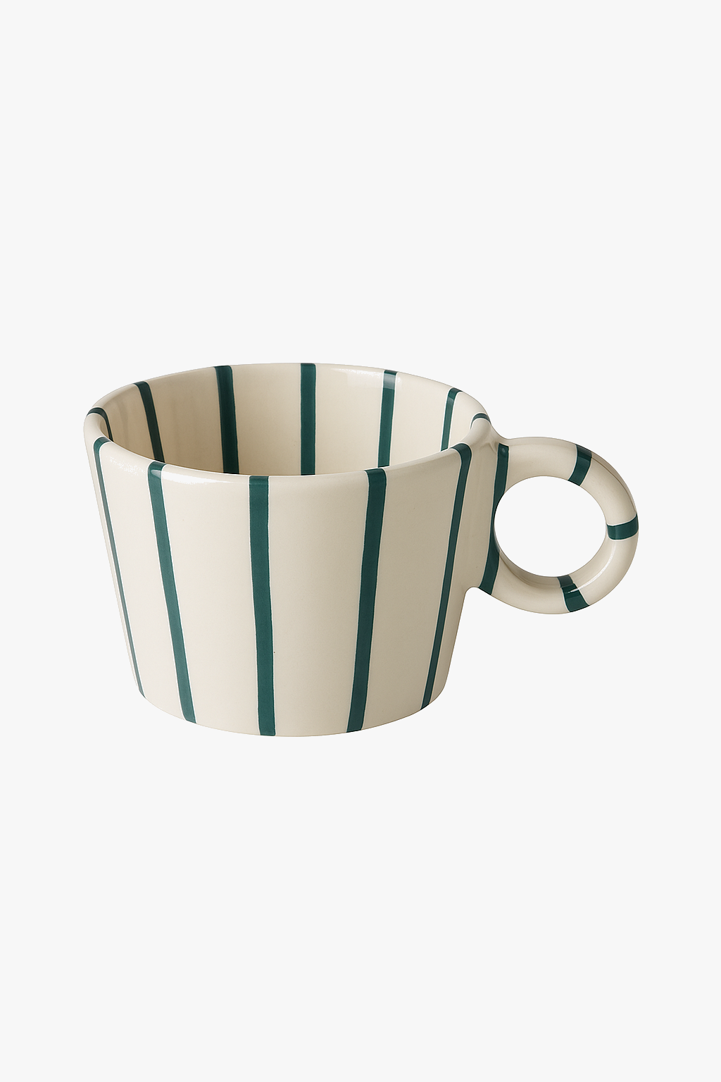 Ceramic mug geometric patterns Nordic style Cove painted