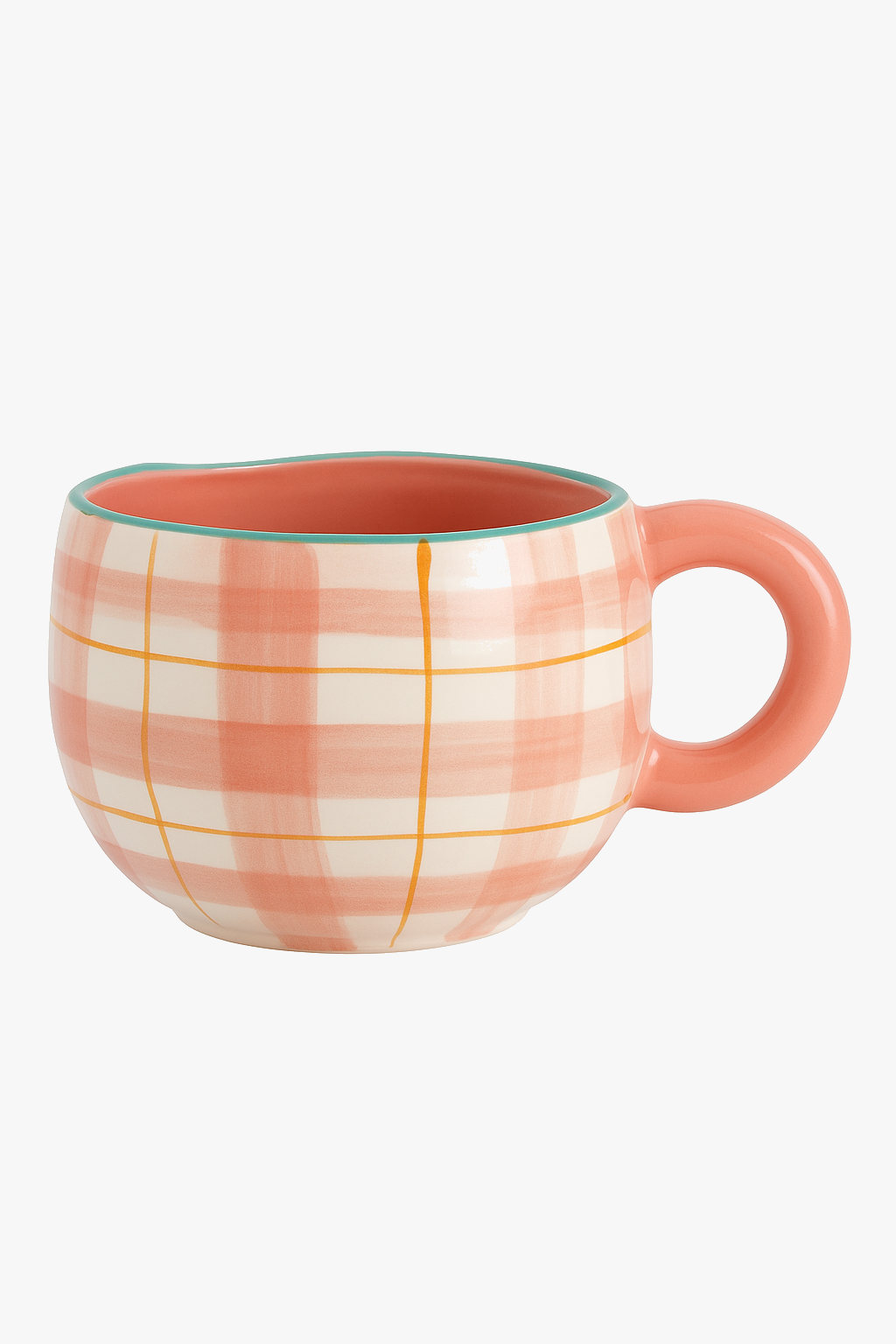 Ceramic mug style Coreen pattern irregular creative