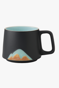 Craft ceramic mug elegant style 30cl