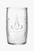 Tiki Mug in Transparent Glass, Bar Cocktail Style