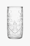 Tiki Mug in Transparent Glass for Everyday Fresh Drinks
