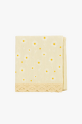 Embroidered cotton tablecloth daisy Korean style dining table
