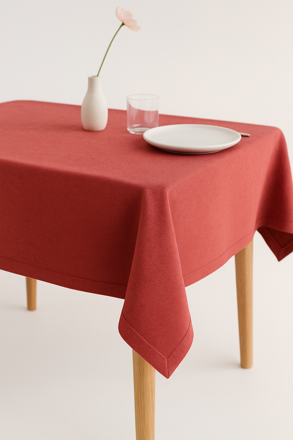 Cotton and Linen Waterproof Tablecloth, Minimalist Style, Style One - view 2