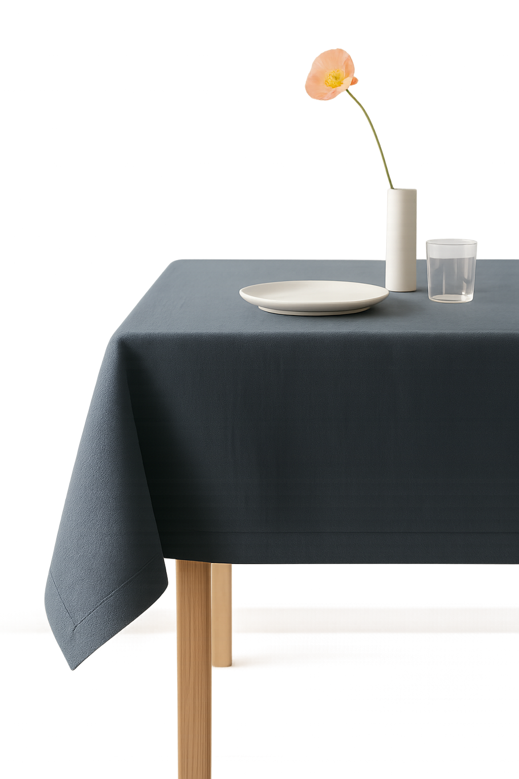Natural Style Waterproof Cotton and Linen Tablecloth, 40-220 cm - view 2