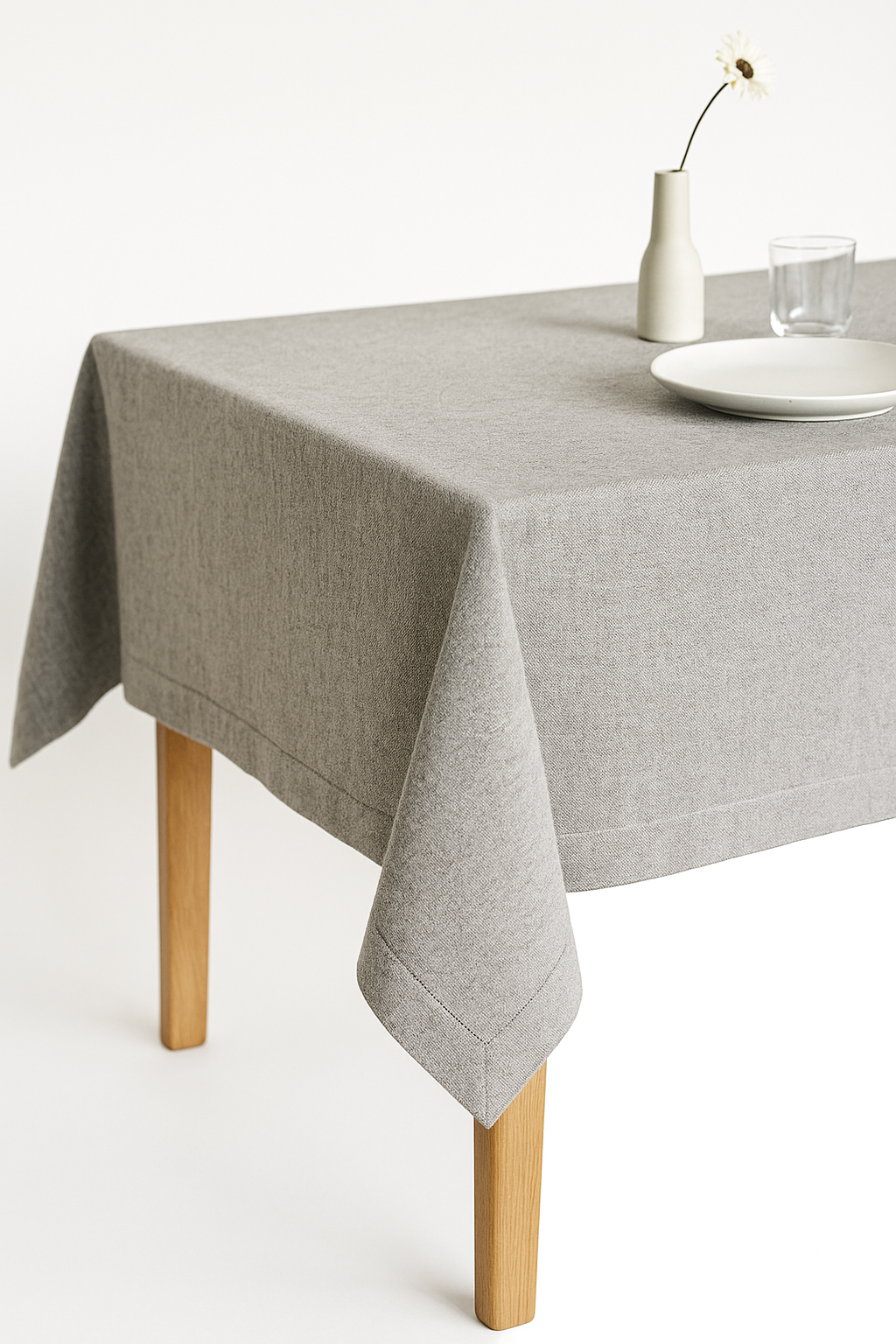 Cotton cloth with a solid waterproof table top - view 2