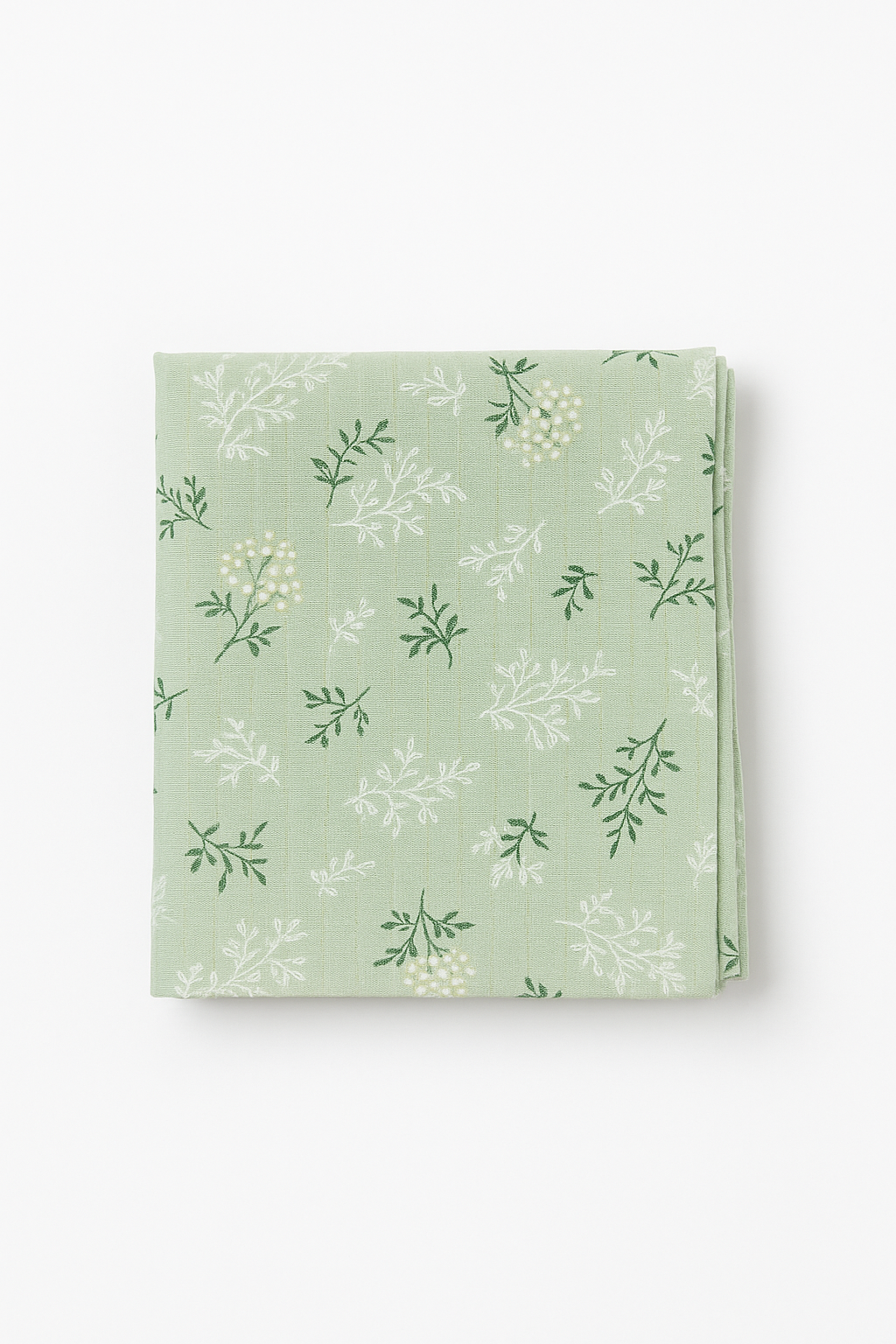 Refined Korean-Style Cotton Tablecloth with Daisy Pattern