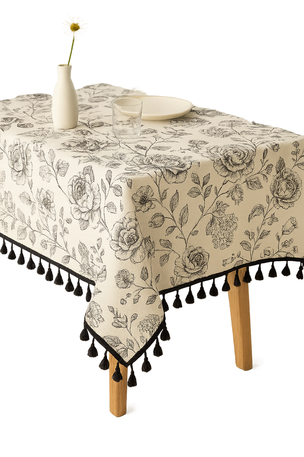 Peony-printed tabletop ins waterproof style - view 2