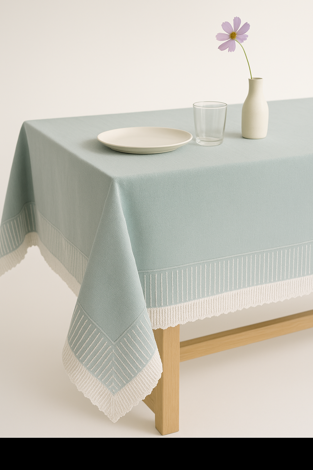 Tabletop rain French lace style tabletop - view 2