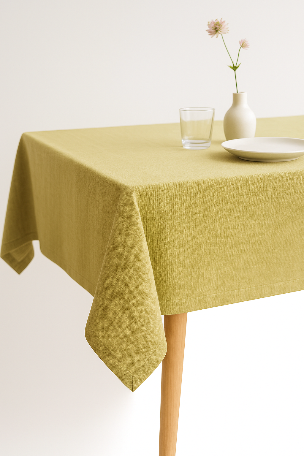 Waterproof anti stain tablecloth country style soft fabric - view 2