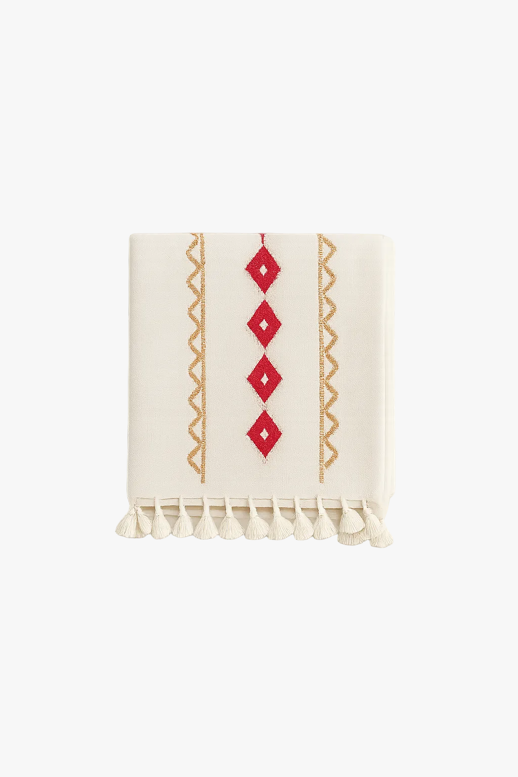 Modern diamond pattern with waterproof embroidery
